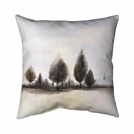 BEGIN HOME DECOR 26 x 26 in. Landscape of Trees-Double Sided Print Indoor Pillow 5541-2626-LA100